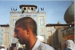 Vor der großen Moschee in Shiraz